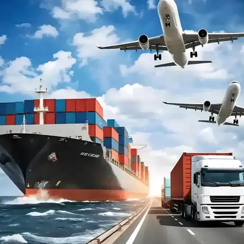 Global shipping and delivery network for wholesale drinkware via sea, air, and land freight.