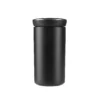 Premium matte black 350ml stainless steel tumbler with minimalist aesthetic for corporate gifting.