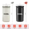 Wholesale Minimalist "Pocket" Vacuum Flask (350ml) | Built-in Tea Filter - Image 6