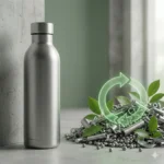 Eco-friendly manufacturing using premium recycled stainless steel for sustainable drinkware.