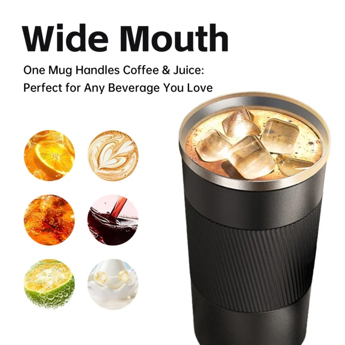 SUS304 stainless steel inner liner stamp on a coffee brewer flask ensuring food-grade safety and durability.