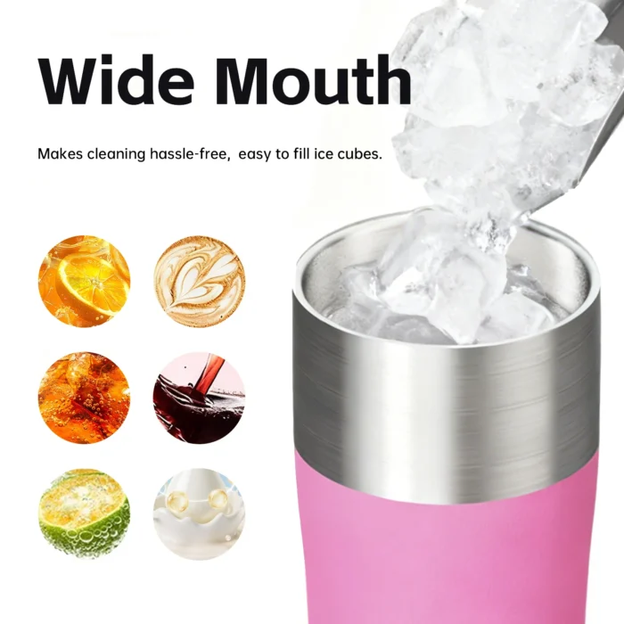 Wholesale 18/8 Stainless Steel Office Coffee Mug | One-Touch 12oz & 16oz - Image 6