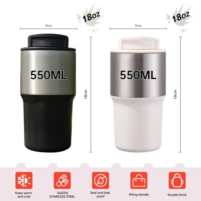 Wholesale 2025 Rugged Style Vacuum Insulated Tumbler | 18/8 Stainless Steel Travel Mug - Image 2