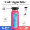 Wholesale Wide Mouth Insulated Water Bottle | Classic 18/8 Stainless Steel Sports Flask - Image 3