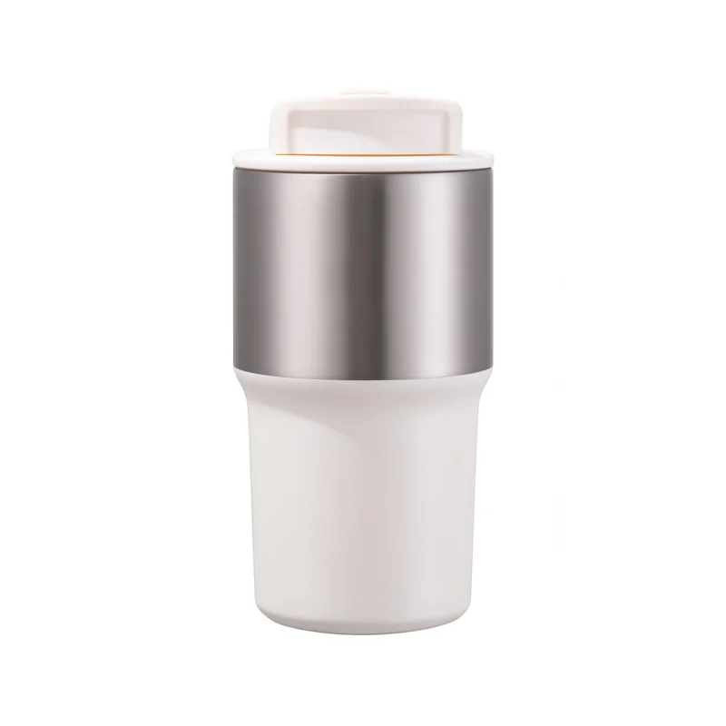 Premium matte black 18oz vacuum insulated tumbler with leak-proof lid for private label wholesale.