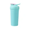 20oz mint green vacuum insulated stainless steel shaker bottle for protein shakes and supplements wholesale.