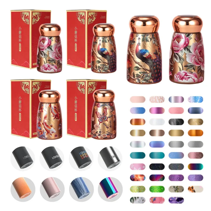 Wholesale Oriental retro mini flask collection with premium gift boxes and custom logo branding options.