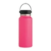 Wholesale wide mouth vacuum insulated stainless steel water bottle with portable flex cap and matte finish.